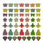 Bow Heart Star Mix  Shape43