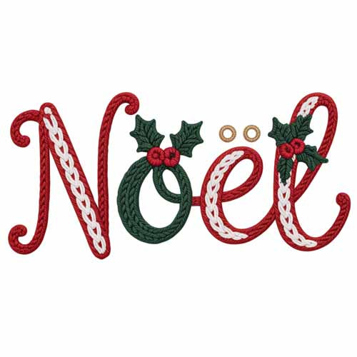 Faux Yarn Christmas DTF Transfer1