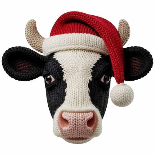 Faux Yarn Christmas DTF Transfer163
