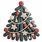Faux Yarn Christmas DTF Transfer167
