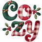 Faux Yarn Christmas DTF Transfer222