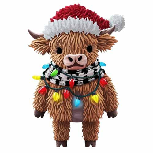 Faux Yarn Christmas DTF Transfer225