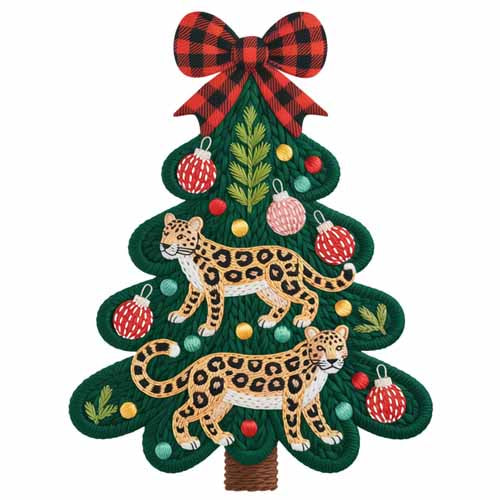 Faux Yarn Christmas DTF Transfer23