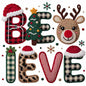 Faux Yarn Christmas DTF Transfer231