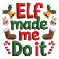 Faux Yarn Christmas DTF Transfer234