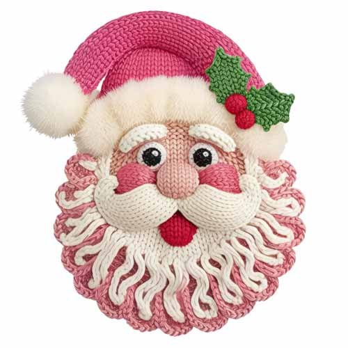 Faux Yarn Christmas DTF Transfer257