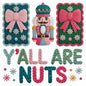 Faux Yarn Christmas DTF Transfer266