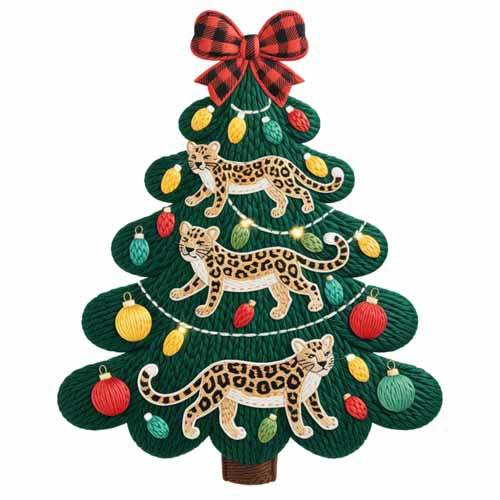 Faux Yarn Christmas DTF Transfer271
