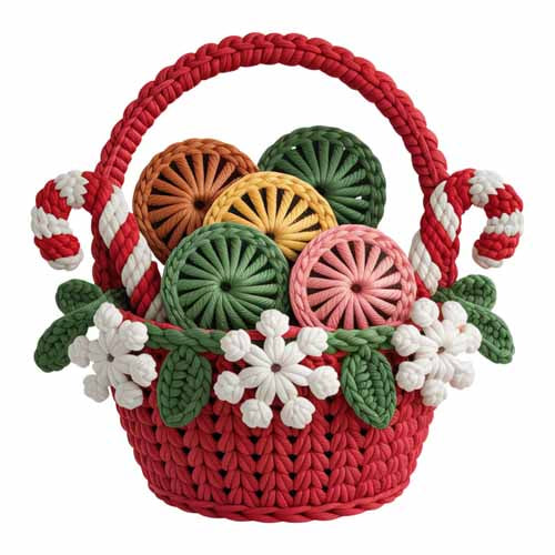 Faux Yarn Christmas DTF Transfer273