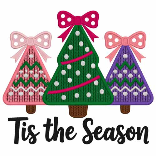 Faux Yarn Christmas DTF Transfer288