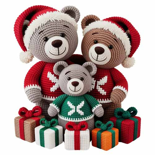Faux Yarn Christmas DTF Transfer289