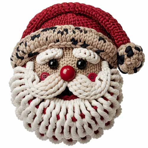 Faux Yarn Christmas DTF Transfer292