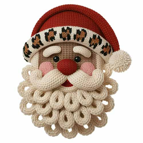 Faux Yarn Christmas DTF Transfer296