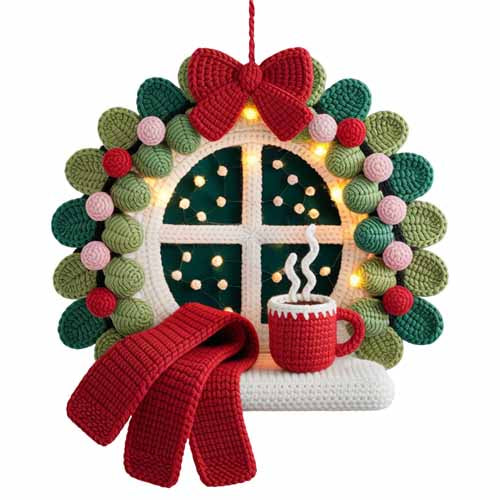 Faux Yarn Christmas DTF Transfer322