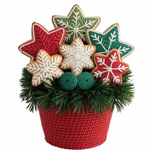 Faux Yarn Christmas DTF Transfer338