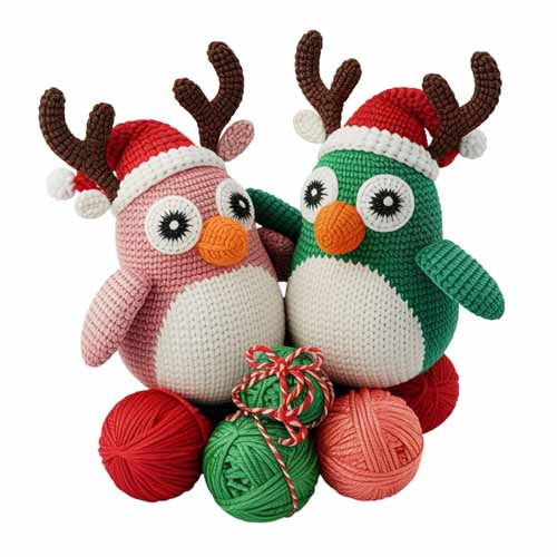 Faux Yarn Christmas DTF Transfer339