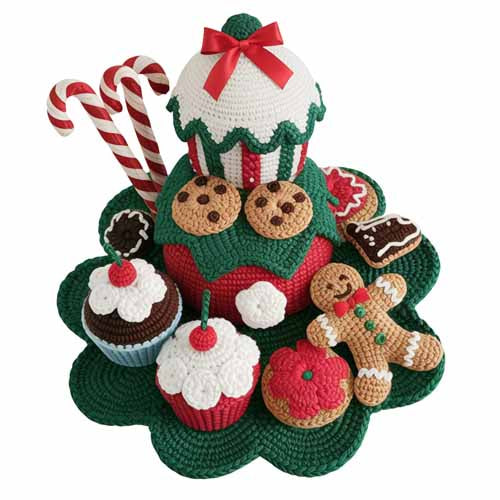 Faux Yarn Christmas DTF Transfer352