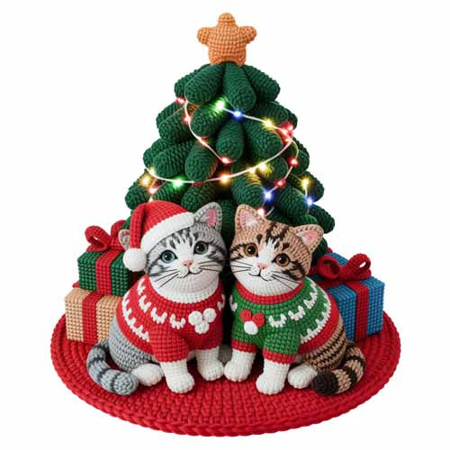 Faux Yarn Christmas DTF Transfer365