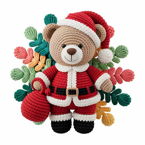 Faux Yarn Christmas DTF Transfer366