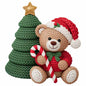 Faux Yarn Christmas DTF Transfer370