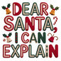 Faux Yarn Christmas DTF Transfer384