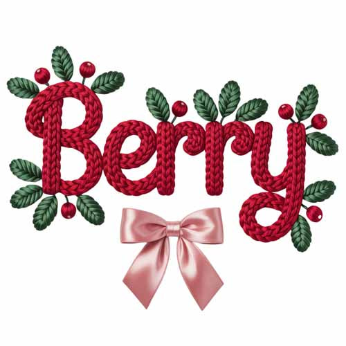 Faux Yarn Christmas DTF Transfer389