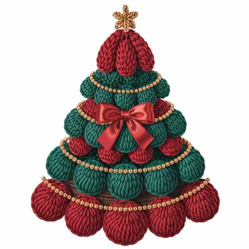 Faux Yarn Christmas DTF Transfer39