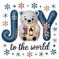 Faux Yarn Christmas DTF Transfer390