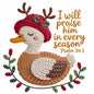 Faux Yarn Christmas DTF Transfer440