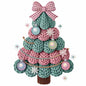 Faux Yarn Christmas DTF Transfer458