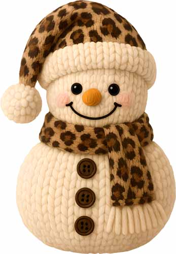 Faux Yarn Christmas DTF Transfer472
