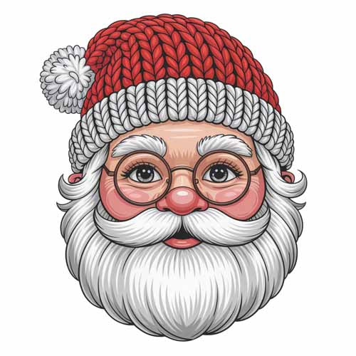 Faux Yarn Christmas DTF Transfer494