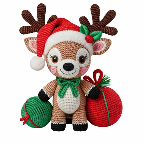 Faux Yarn Christmas DTF Transfer510