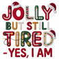 Faux Yarn Christmas DTF Transfer516
