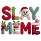 Faux Yarn Christmas DTF Transfer520