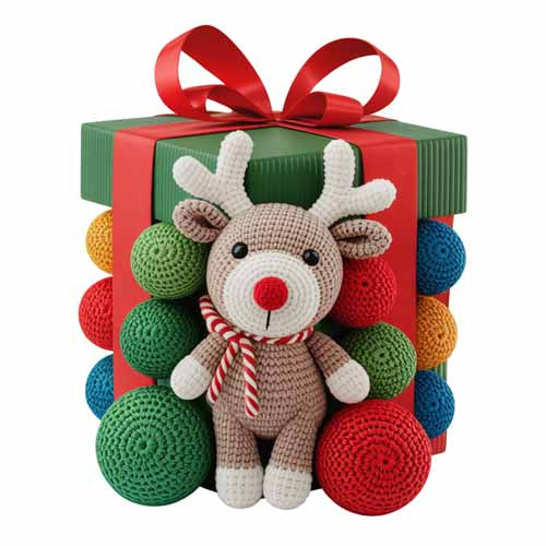 Faux Yarn Christmas DTF Transfer533
