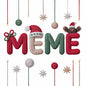 Faux Yarn Christmas DTF Transfer550