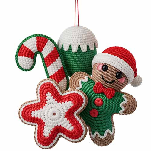 Faux Yarn Christmas DTF Transfer554