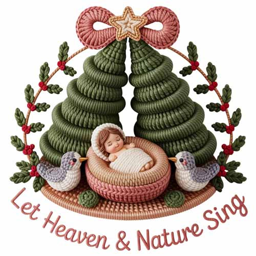 Faux Yarn Christmas DTF Transfer584