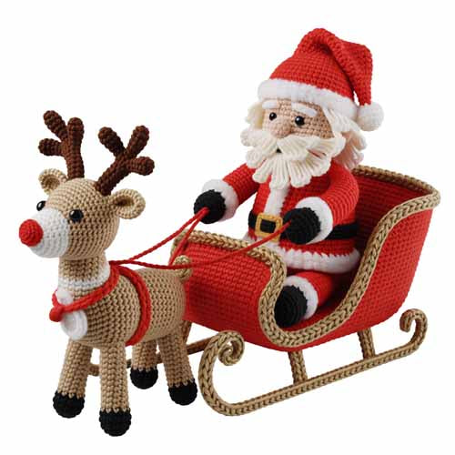 Faux Yarn Christmas DTF Transfer595