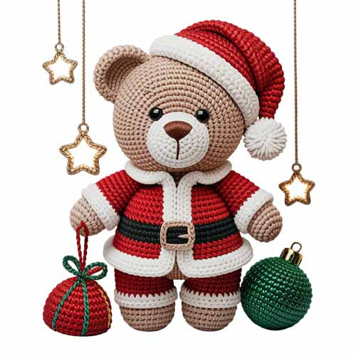 Faux Yarn Christmas DTF Transfer597