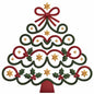 Faux Yarn Christmas DTF Transfer614