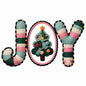 Faux Yarn Christmas DTF Transfer629