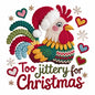 Faux Yarn Christmas DTF Transfer665