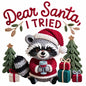 Faux Yarn Christmas DTF Transfer671