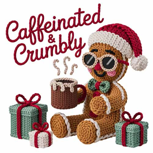 Faux Yarn Christmas DTF Transfer684