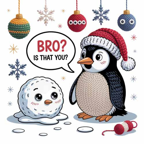 Faux Yarn Christmas DTF Transfer739