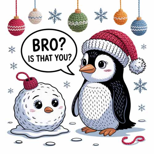 Faux Yarn Christmas DTF Transfer741