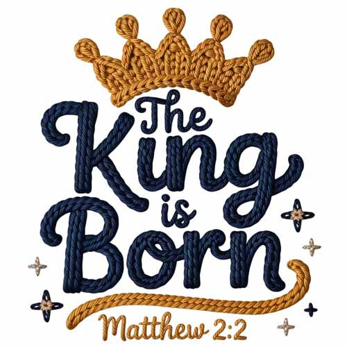 Faux Yarn Christmas DTF Transfer759