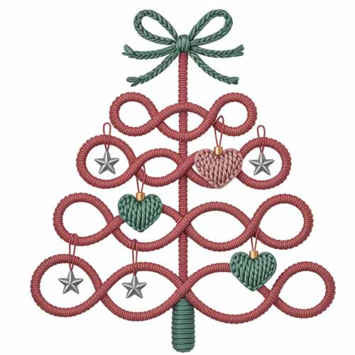 Faux Yarn Christmas DTF Transfer79